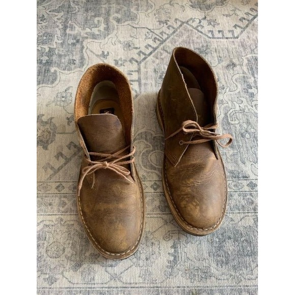 Clarks Originals Desert Boots Mens Brown Leather Lace Up size 8M - Picture 2 of 10